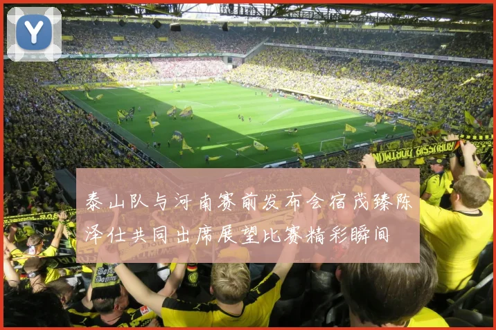 泰山队与河南赛前发布会宿茂臻陈泽仕共同出席展望比赛精彩瞬间
